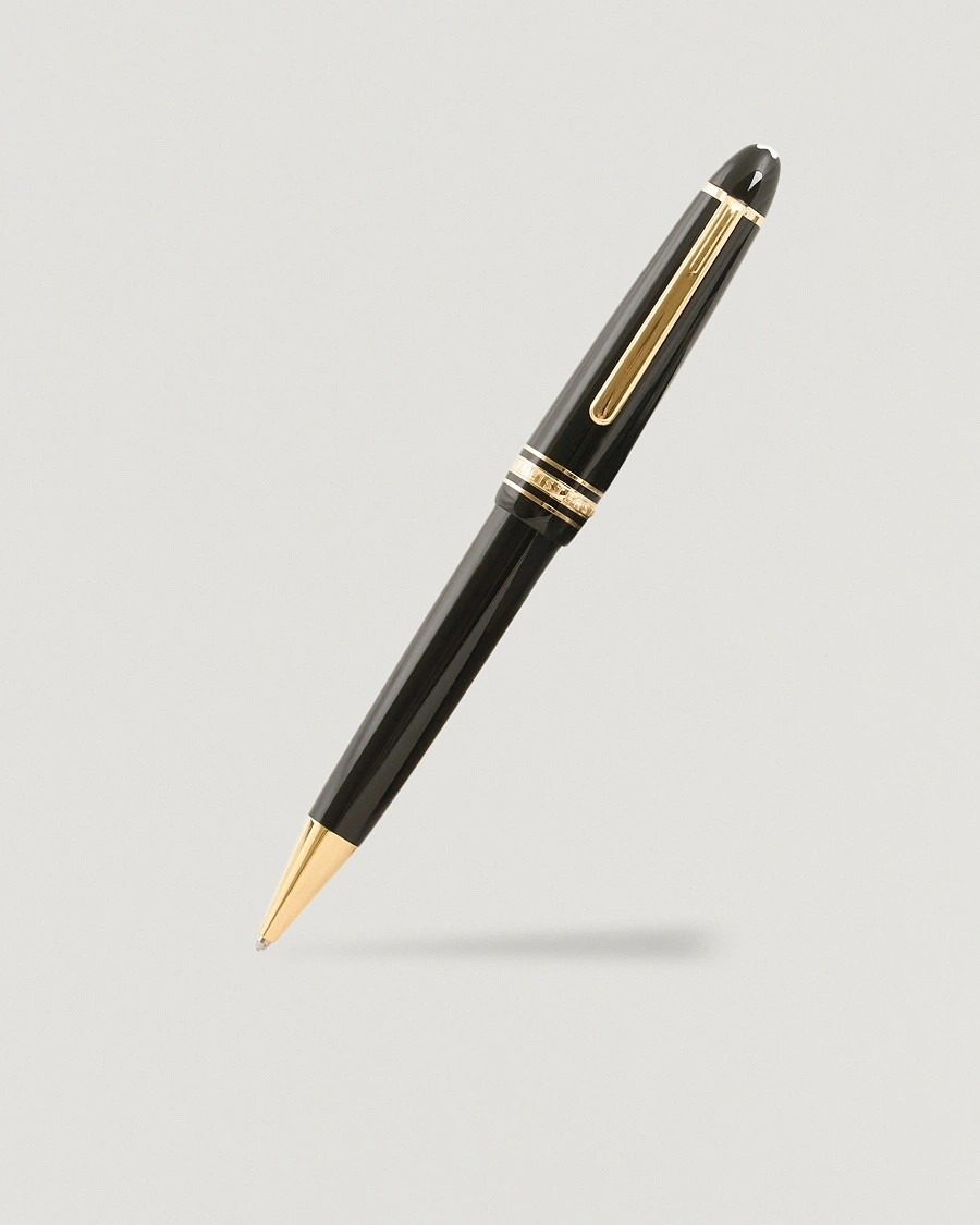 Montblanc 161 Meisterstück Ballpoint LeGrand Pen Black/Yellow Gold – Noir