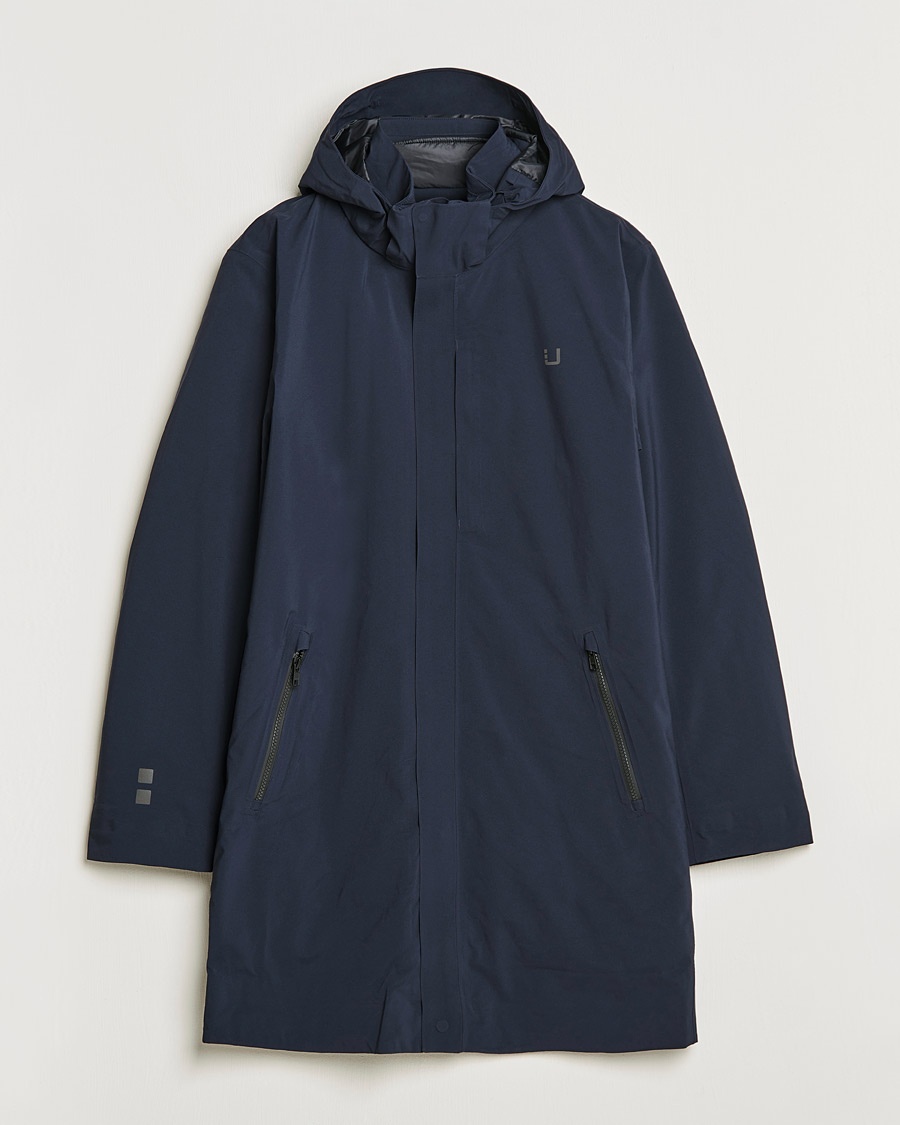 UBR Black Storm Coat Navy – Bleu