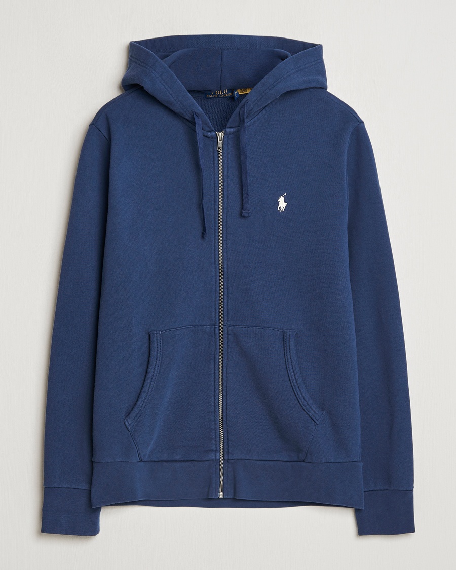 Polo Ralph Lauren Loopback Terry Full-Zip Hoodie Cruise Navy – Bleu