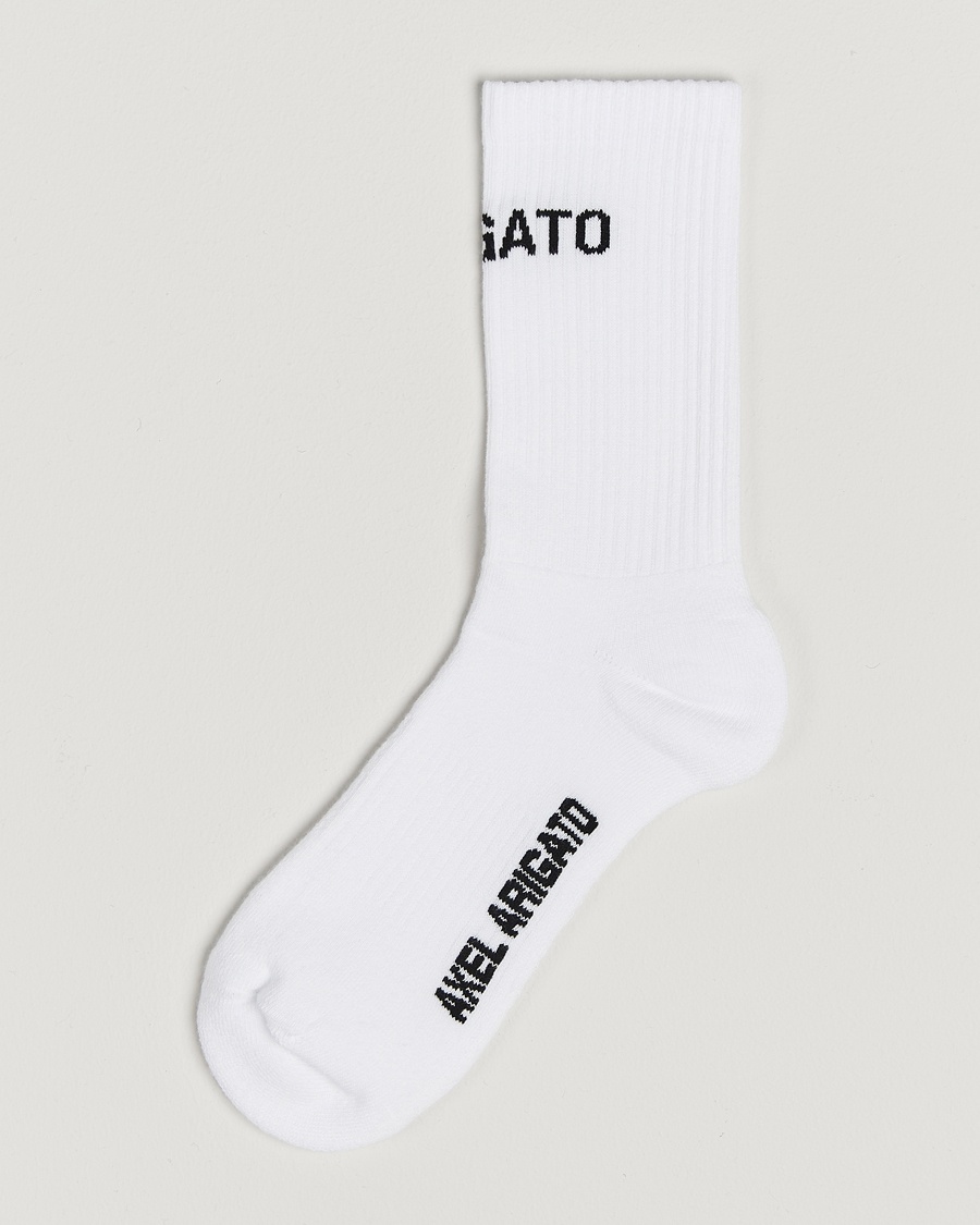 Axel Arigato Logo Tube Sock White – Blanc