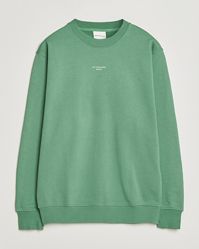 Drôle de Monsieur Classic Slogan Sweatshirt Water Green – Vert