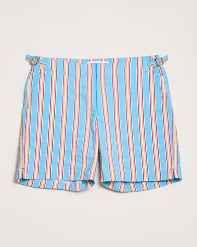 Orlebar Brown Bulldog Deckchair Stripe Swimshorts Blue Multi – Bleu