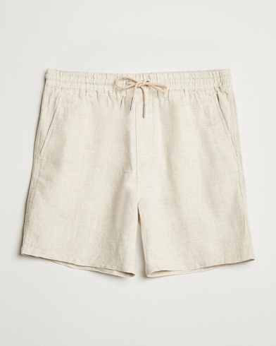 NN07 Gregor Linen Drawstring Shorts Oat – Beige