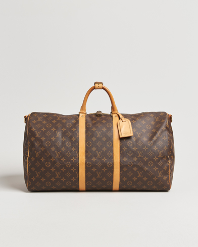 Louis Vuitton Pre-Owned Keepall Bandoulière 55 Monogram – Marron