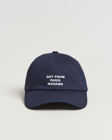 Drôle de Monsieur Slogan Baseball Cap Navy – Bleu