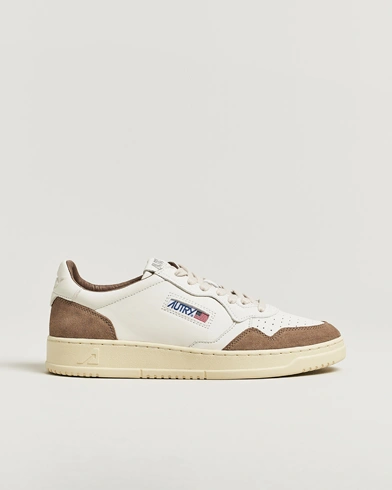 Autry Medalist Low Sneaker White/Tobacco – Blanc