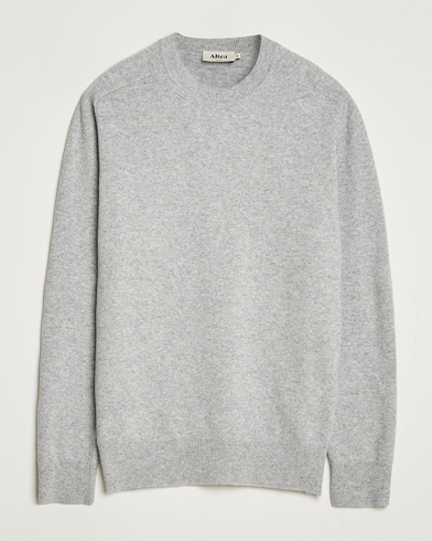 Altea Wool/Cashmere Crew Neck Pullover Light Grey – Gris