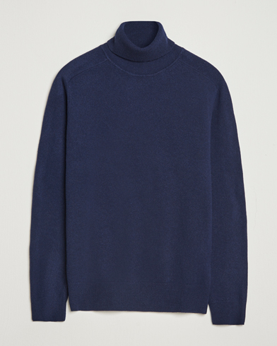 Altea Wool/Cashmere Rollneck Navy – Bleu