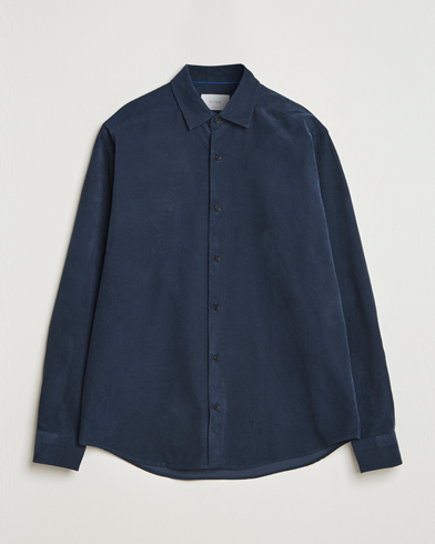 Eton Casual Fit Corduroy Shirt Navy – Bleu