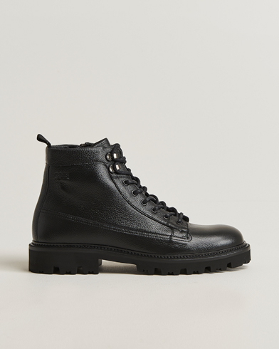 BOSS BLACK Julyo Leather Boot Black – Noir