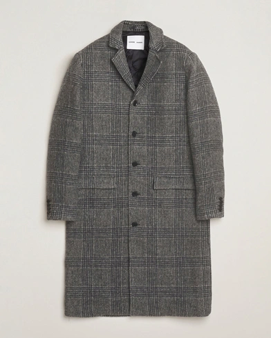 Samsøe Samsøe Tesfa Checked Coat Grey – Gris