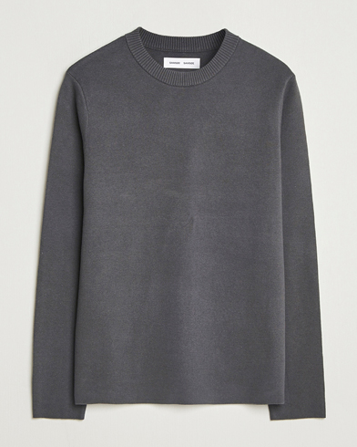 Samsøe Samsøe Niklas Sweater Black Oyster – Gris