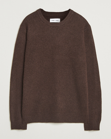 Samsøe Samsøe Freddy Yak Crew Neck Sweater Black Coffee – Marron