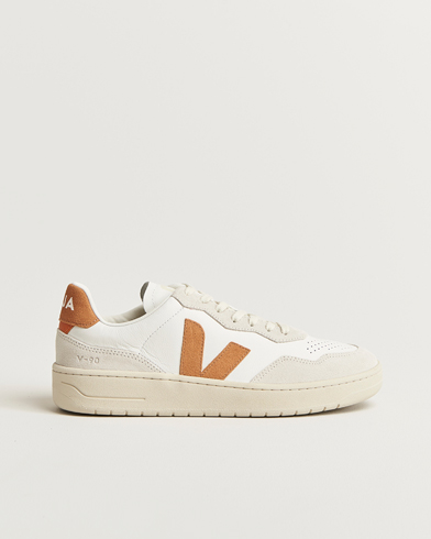 Veja V-90 Sneaker Extra White/Umber – Blanc