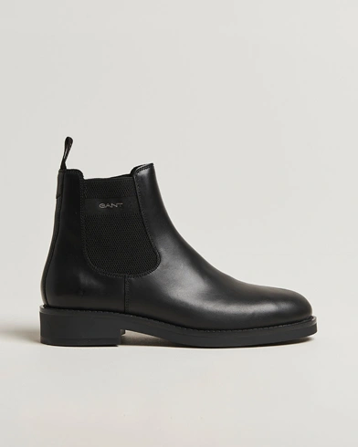 GANT Prepdale Leather Chelsea Boot Black – Noir