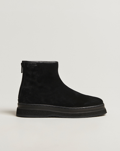GANT Blistown Shearling Suede Curling Boot Black – Noir