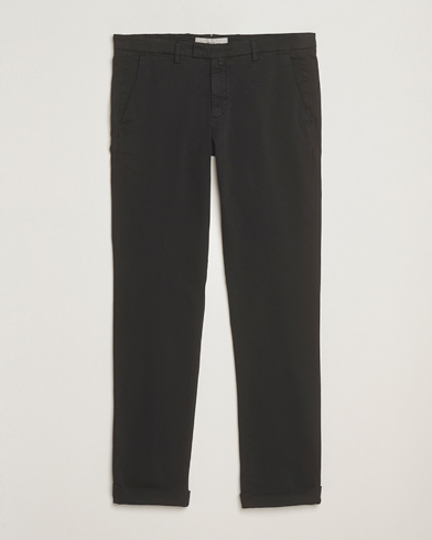 Briglia 1949 Slim Fit Cotton Stretch Chino Black – Noir