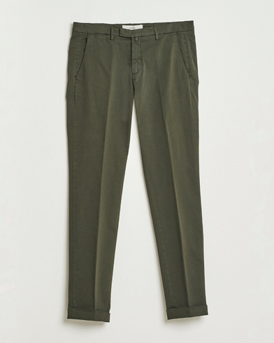 Briglia 1949 Slim Fit Cotton Stretch Chino Military – Vert
