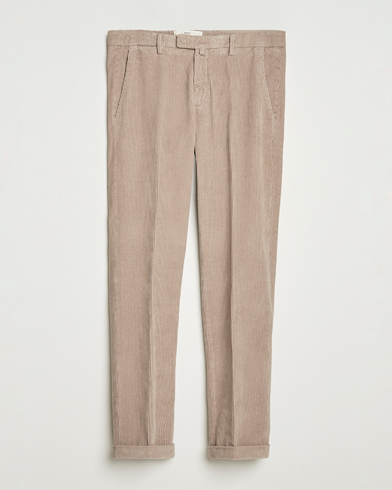 Briglia 1949 Slim Fit Corduroy Trousers Beige – Beige