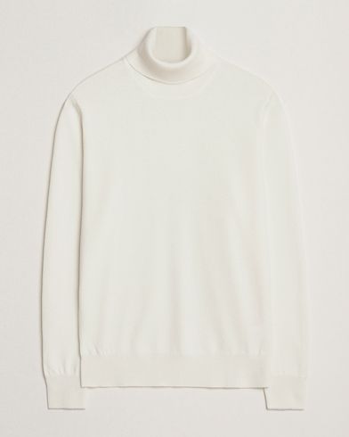 Brunello Cucinelli 2 Ply Cashmere Rollneck Panama – Blanc