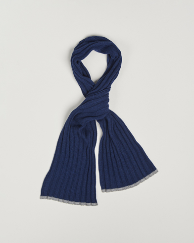 Brunello Cucinelli Wool/Cashmere Scarf Navy – Bleu