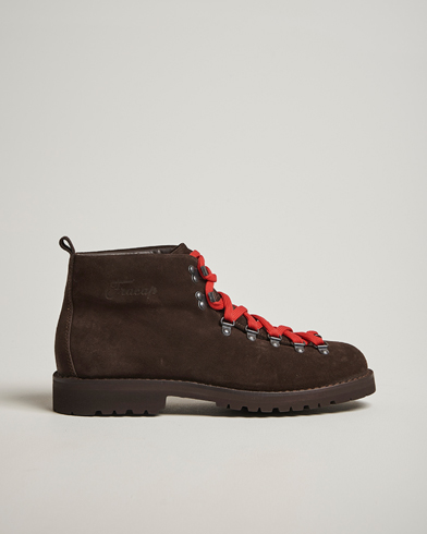 Fracap M120 Suede Boot Dark Brown – Marron