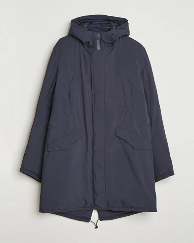 Herno Waterproof Fishtail Parka Navy – Bleu