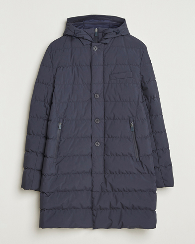 Herno Waterproof Down Coat Navy – Bleu