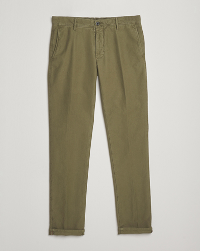 Incotex Slim Fit Garment Dyed Slacks Green – Vert