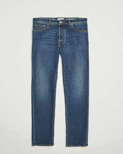 Jacob Cohën Bard Milano-Cortina Slim Fit Stretch Jeans Mid Blue – Bleu