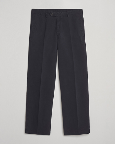 Oscar Jacobson Tanker Cotton Trousers Navy – Bleu