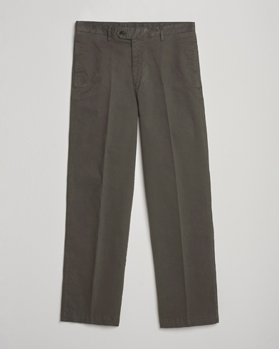 Oscar Jacobson Tanker Cotton Trousers Olive – Vert