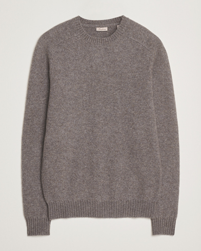 Stenströms Knitted Yak/Merino Crew Neck Grey – Gris