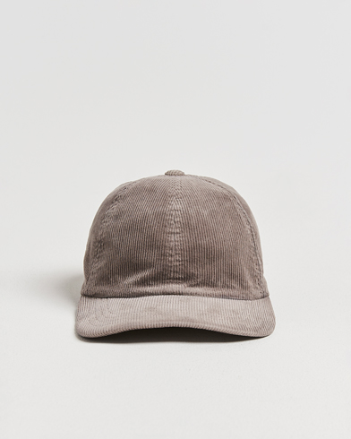 Sunspel Corduroy Cap Bark – Marron
