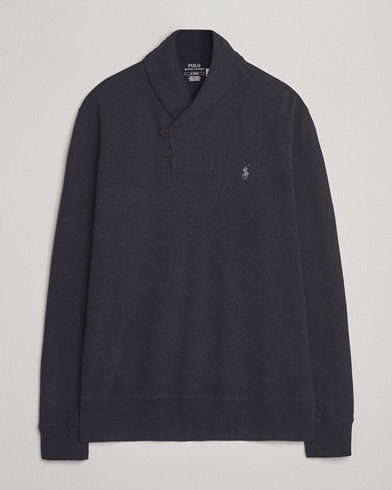 Polo Ralph Lauren Shawl Collar Pullover Polo Black – Noir