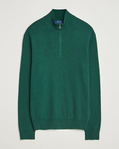 Polo Ralph Lauren Cotton Half Zip Vintage Pine – Vert