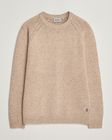 Carhartt WIP Anglistic Wool/Cotton Sweater Fleur De Sel – Beige
