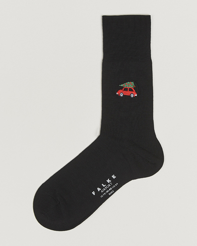 Falke Airport Christmas Car Sock Black – Noir