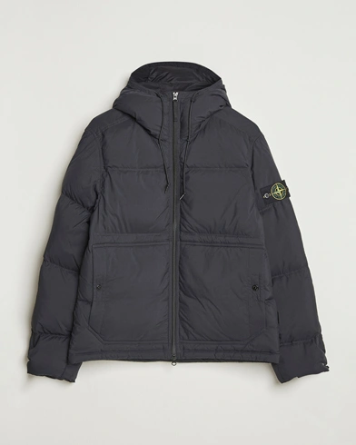 Stone Island Ripstop Cordura Padded Down Parka Black – Noir
