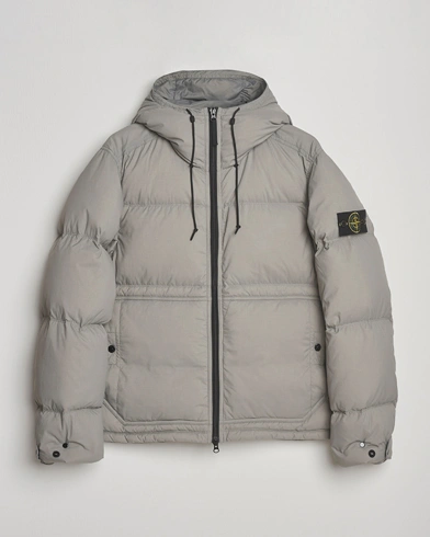 Stone Island Ripstop Cordura Padded Down Parka Cement – Gris