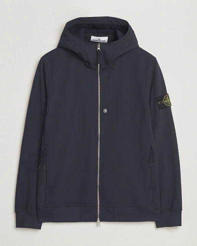 Stone Island Soft Shell Re-Dyed Lined Hood Jacket Navy – Bleu
