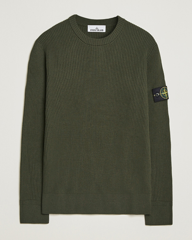 Stone Island Full Rib Crewneck Military Green – Vert