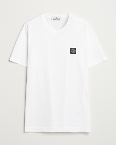 Stone Island Garment Dyed Cotton Jersey T-Shirt White – Blanc