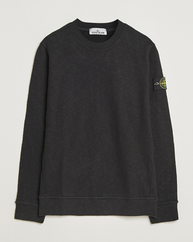 Stone Island Vanisé Brushed Heavy Cotton Sweatshirt Black – Noir