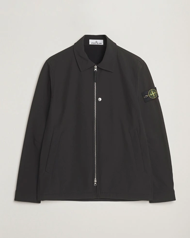 Stone Island Soft Shell Shirt Jacket Black – Noir