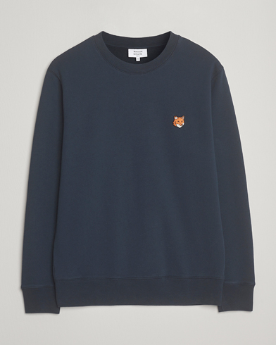 Maison Kitsuné Fox Head Sweatshirt Classic Navy – Bleu