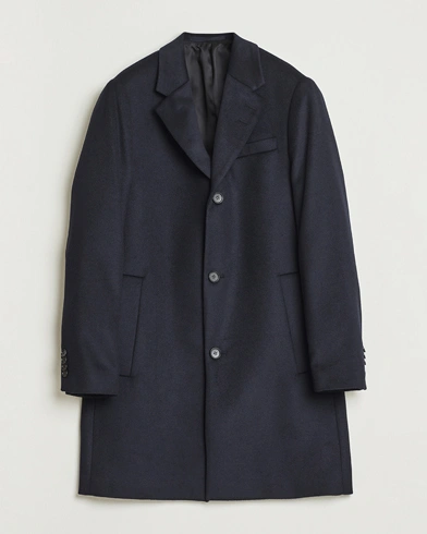 Tiger of Sweden Finnan Wool/Cashmere Coat Light Ink – Bleu
