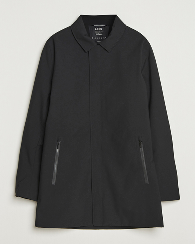 UBR Regulator Coat Savile Black Wool – Noir