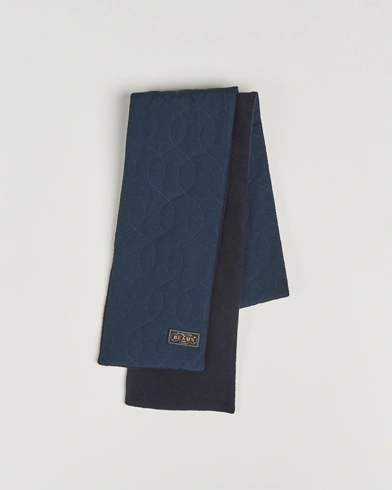 BEAMS PLUS Muffler Boa Scarf Navy – Bleu