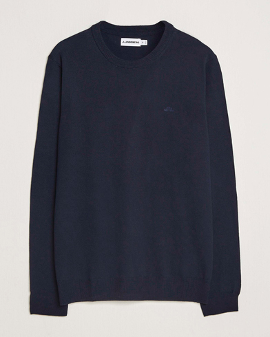 J.Lindeberg Keane Merino Crew Neck Navy – Bleu